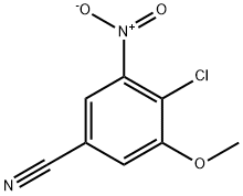 Benzonitrile, 4-chloro-3-methoxy-5-nitro-