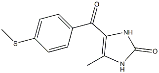 1,3-二氢-4-甲基-5-(4-甲基硫代苯甲酰)-2H-咪唑-2-酮