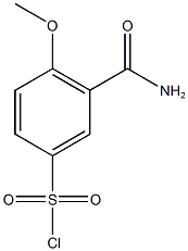3-CARBAMOYL-4-METHOXYBENZENESULFONYL CHLORIDE