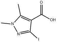 1H-Pyrazole-4-carboxylic acid, 3-iodo-1,5-dimethyl-