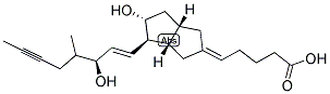 (5E)-5-[(3aS,5R,6aS)-5-hydroxy-4-[(1E,3S)-3-hydroxy-4-methyloct-1-en-6-yn-1-yl]hexahydropentalen-2(1H)-ylidene]pentanoic acid