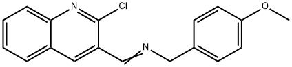 [(2-chloroquinolin-3-yl)methylidene][(4-methoxyp henyl)methyl]amine
