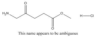 5-amino-4-oxopentanoic acid methyl ester