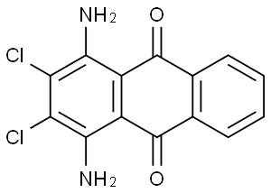 1,4-diamino-2,3-dichloroanthracene-9,10-dione