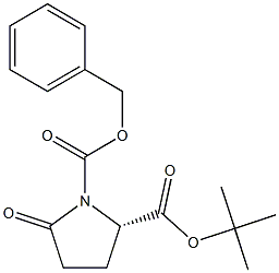 1-benzyl 2-tert-butyl (2S)-5-oxopyrrolidine-1,2-dicarboxylate