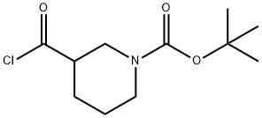 1-Piperidinecarboxylic acid, 3-(chlorocarbonyl)-, 1,1-dimethylethyl ester