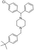 piperazine,1-((4-chlorophenyl)phenylmethyl)-4-((4-(1,1-dimethylethyl)phenyl)