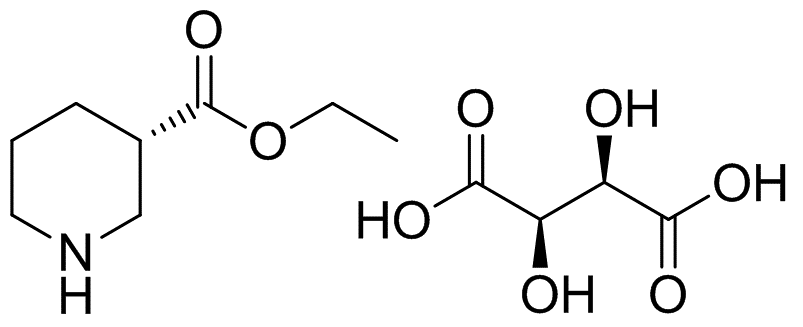 (S)-3-哌啶甲酸乙酯-D-酒石酸盐