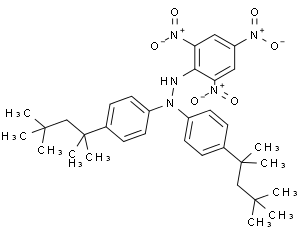 1-(2,4,6-Trinitrophenyl)-2,2-bis(4-tert-octylphenyl)hydrazinoradical