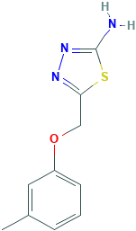 5-[(3-methylphenoxy)methyl]-1,3,4-thiadiazol-2-amine