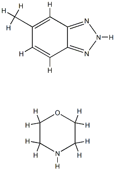 5-methyl-1H-benzotriazole, compound with morpholine