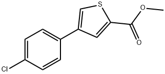 2-Thiophenecarboxylic acid, 4-(4-chlorophenyl)-, methyl ester