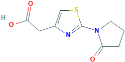 4-Thiazoleacetic acid, 2-(2-oxo-1-pyrrolidinyl)-