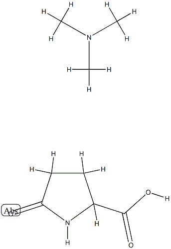 5-oxo-DL-proline, compound with trimethylamine (1:1)