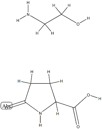 5-oxo-DL-proline, compound with 2-aminoethanol (1:1)