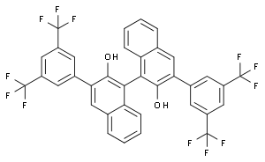 (1S)-3,3′-双[3,5-双(三氟甲基)苯基]1,1′-联萘-2,2′-二醇