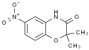 2,2-二甲基-6-硝基-2H-1,4-苯并恶唑-3(4H)-酮