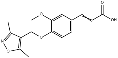 3-{4-[(dimethyl-1,2-oxazol-4-yl)methoxy]-3-methoxyphenyl}prop-2-enoic acid