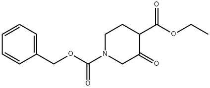 1,4-Piperidinedicarboxylic acid, 3-oxo-, 4-ethyl 1-(phenylmethyl) ester