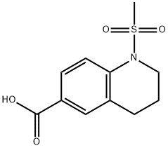 1-methylsulfonyl-3,4-dihydro-2H-quinoline-6-carboxylic acid
