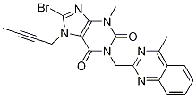 1H-Purine-2,6-dione, 8-bromo-7-(2-butyn-1-yl)-3,7-dihydro-3-methyl-1-[(4-methyl-2-quinazolinyl)methyl]-