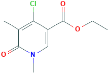 4-CHLORO-1,5-DIMETHYL-6-OXO-1,6-DIHYDRO-PYRIDINE-3-CARBOXYLIC ACID ETHYL ESTER