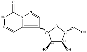 7-[3,4-dihydroxy-5-(hydroxymethyl)oxolan-2-yl]-1,3,4,9-tetrazabicyclo[4.3.0]nona-4,6,8-trien-2-one