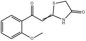 4-Thiazolidinone, 2-[2-(2-methoxyphenyl)-2-oxoethylidene]-