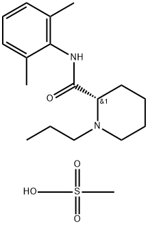 (S)-N-(2,6-二甲基苯基)-1-丙基-2-哌啶酰胺甲磺酸盐