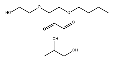 Ethanedial, reaction products with 2-(2-butoxyethoxy)ethanol and propylene glycol