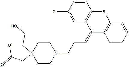 4-[3-[(Z)-2-Chloro-9H-thioxanthen-9-ylidene]propyl]-1-piperazineethanol acetate