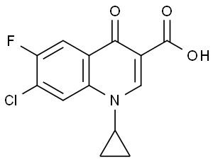 7-氯-6-氟-1-环丙基-1,4-二氢-4-氧-3-喹啉羧酸