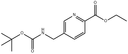2-Pyridinecarboxylic acid, 5-[[[(1,1-dimethylethoxy)carbonyl]amino]methyl]-, ethyl ester