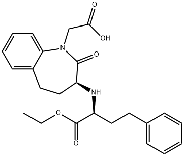 2-[(4s)-4-[[(1s)-1-ethoxycarbonyl-3-phenyl-propyl]amino]-5-oxo-6-azabicyclo[5.4.0]undeca-7,9,11-trien-6-yl]acetic acid