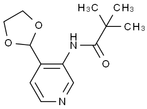 N-(4-(1,3-二氧戊环-2-基)吡啶-3-基)新戊酰胺