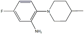 5-Fluoro-2-(4-methyl-1-piperidinyl)aniline