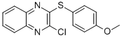 2-CHLORO-3-[(4-METHOXYPHENYL)THIO]QUINOXALINE