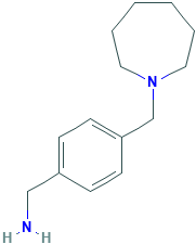 {4-[(azepan-1-yl)methyl]phenyl}methanamine