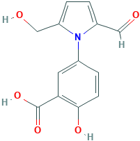 5-[2-ForMyl-5-(hydroxyMethyl)-1H-pyrrol-1-yl]-2-hydroxybenzoic Acid