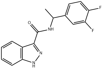 1H-Indazole-3-carboxamide, N-[1-(3,4-difluorophenyl)ethyl]-