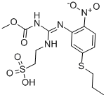 amino)methylene)amino)- ethanesulfonicacid,2-(((methoxycarbonyl)amino)((2-nitro-5-(propylthio)phenyl) hapasil Neviyapine