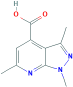 1,3,6-三甲基-4-吡唑并[5,4-B]吡啶羧酸