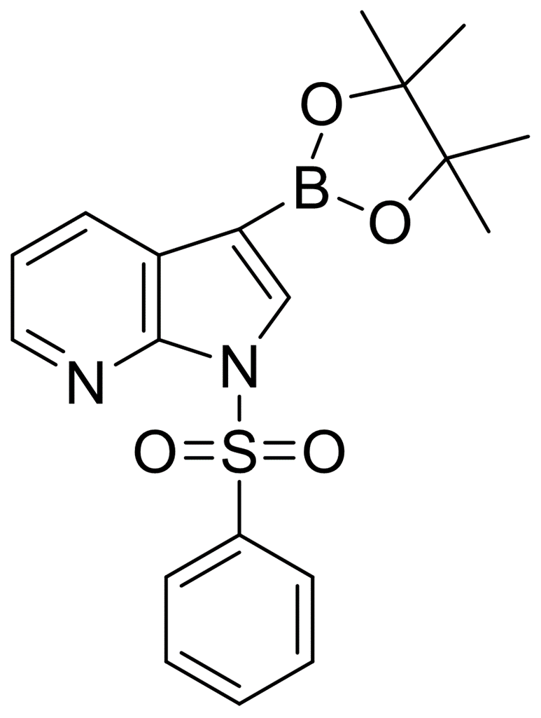 1-(苯磺酰基)-1H-吡咯并[2,3-B]吡啶-3-硼酸频哪醇酯