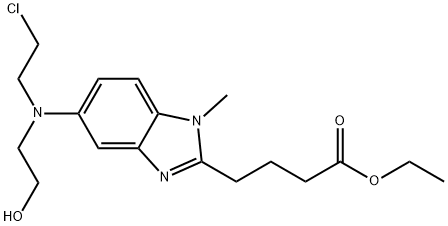 5-[(2-Chloroethyl)(2-hydroxyethyl)aMino]-1-Methyl-1H-benziMidazole-2-butanoic Acid Ethyl Ester