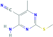 4-氨基-6-甲基-2-甲硫基-5-氰基嘧啶