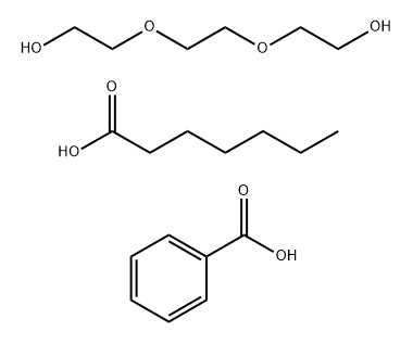 Heptanoic acid, mixed esters with benzoic acid and triethylene glycol