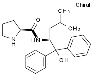 (2S)-N-[(1S)-1-(羟基二苯基甲基)-3-甲基丁基]-2-吡咯烷甲酰胺