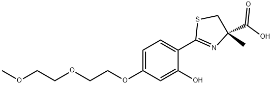 (4S)-4,5-Dihydro-2-[2-hydroxy-4-[2-(2-methoxyethoxy)ethoxy]phenyl]-4-methyl-4-thiazolecarboxylic acid