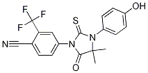 Benzonitrile, 4-[3-(4-hydroxyphenyl)-4,4-dimethyl-5-oxo-2-thioxo-1-imidazolidinyl]-2-(trifluoromethyl)-