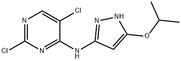 4-Pyrimidinamine, 2,5-dichloro-N-[5-(1-methylethoxy)-1H-pyrazol-3-yl]-